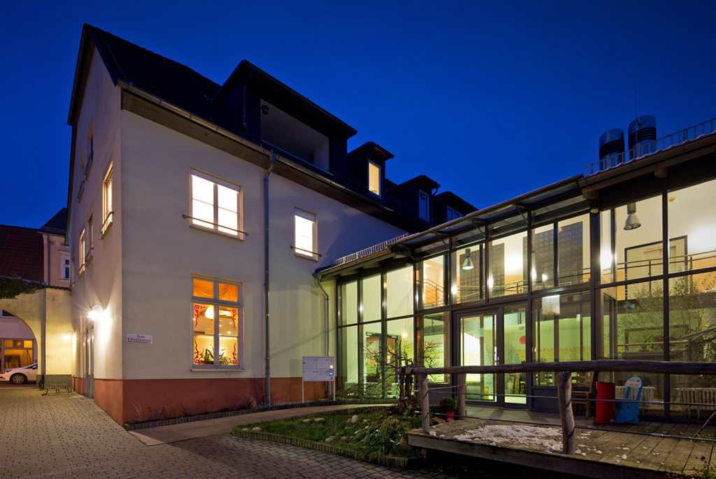 Garnihotel "Zum grauen Wolf" im Zentrum der Kurstadt Bad Lausick